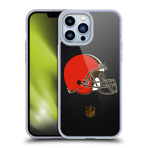 NFL Cleveland Browns Logo Football Soft Gel Case for Apple iPhone 13 Pro Max