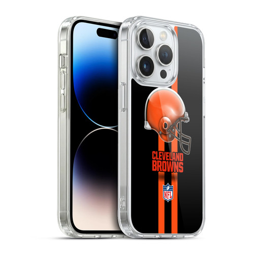 NFL Cleveland Browns Logo Helmet Soft Gel Case for Apple iPhone 13 Pro & MagSafe