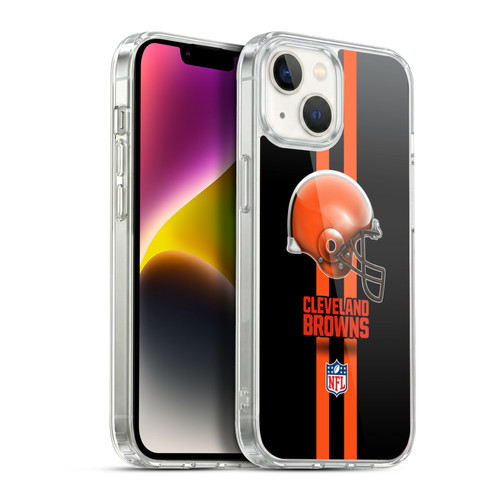 NFL Cleveland Browns Logo Helmet Soft Gel Case for Apple iPhone 14