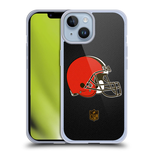NFL Cleveland Browns Logo Football Soft Gel Case for Apple iPhone 14