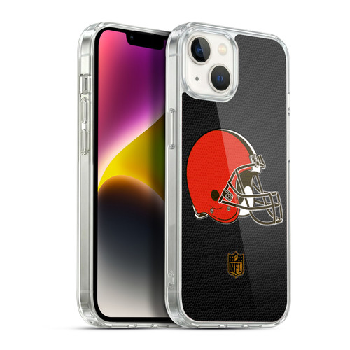 NFL Cleveland Browns Logo Football Soft Gel Case for Apple iPhone 14 Plus & MagSafe