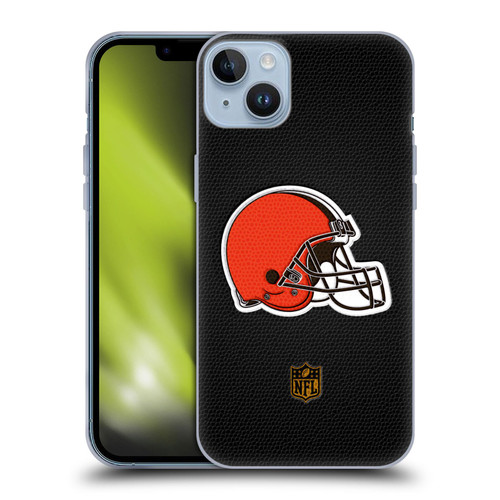 NFL Cleveland Browns Logo Football Soft Gel Case for Apple iPhone 14 Plus