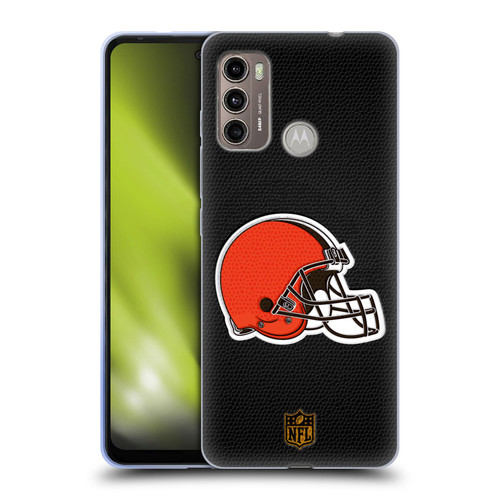 NFL Cleveland Browns Logo Football Soft Gel Case for Motorola Moto G60 / Moto G40 Fusion