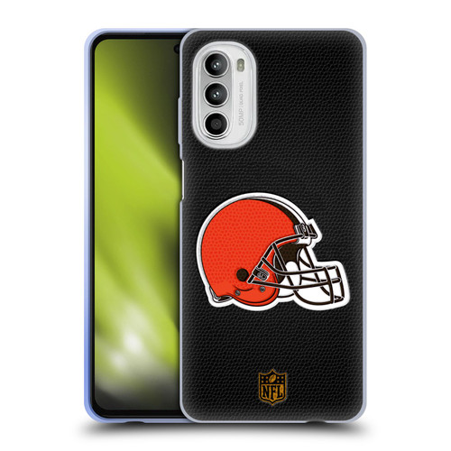 NFL Cleveland Browns Logo Football Soft Gel Case for Motorola Moto G52