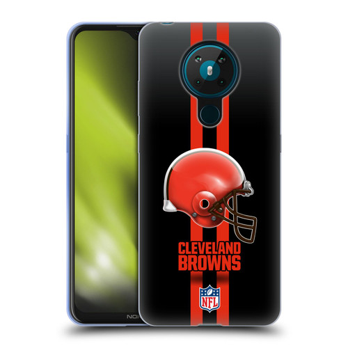 NFL Cleveland Browns Logo Helmet Soft Gel Case for Nokia 5.3
