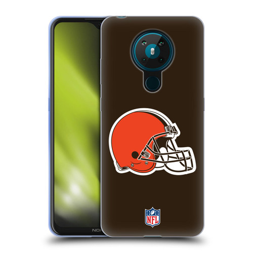 NFL Cleveland Browns Logo Plain Soft Gel Case for Nokia 5.3