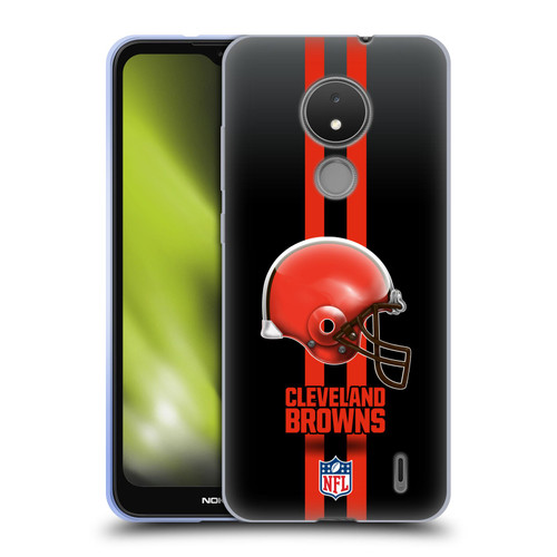 NFL Cleveland Browns Logo Helmet Soft Gel Case for Nokia C21