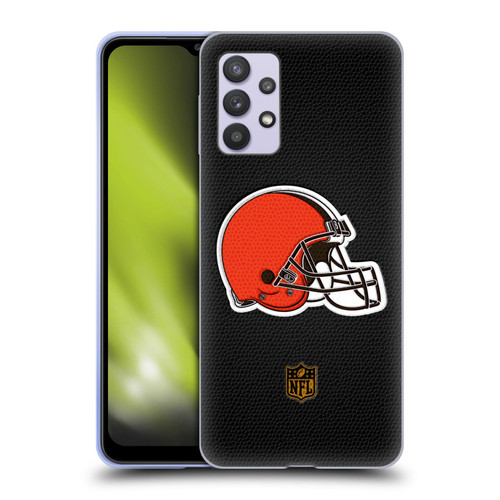 NFL Cleveland Browns Logo Football Soft Gel Case for Samsung Galaxy A32 5G / M32 5G (2021)