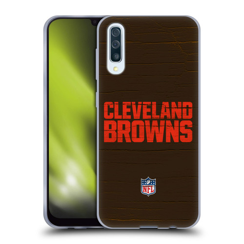 NFL Cleveland Browns Logo Distressed Look Soft Gel Case for Samsung Galaxy A50/A30s (2019)