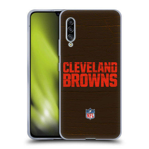 NFL Cleveland Browns Logo Distressed Look Soft Gel Case for Samsung Galaxy A90 5G (2019)