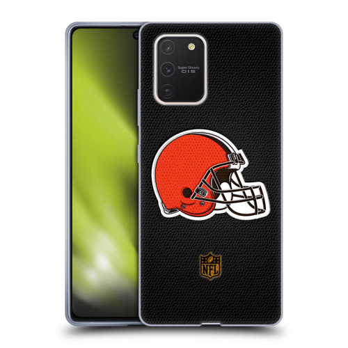 NFL Cleveland Browns Logo Football Soft Gel Case for Samsung Galaxy S10 Lite