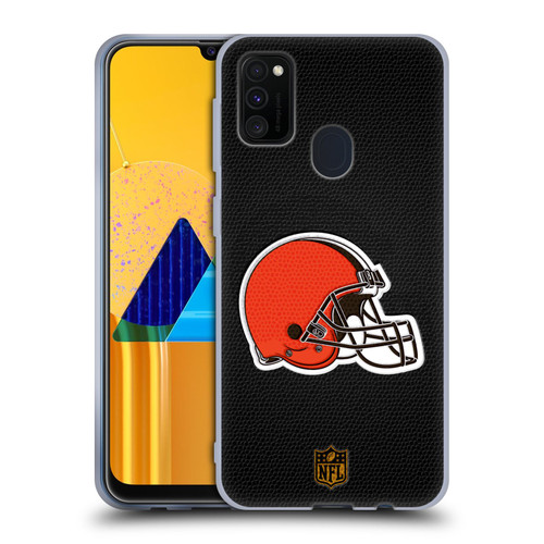 NFL Cleveland Browns Logo Football Soft Gel Case for Samsung Galaxy M30s (2019)/M21 (2020)