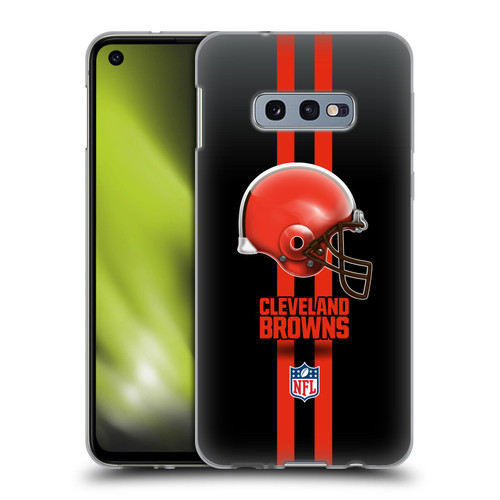 NFL Cleveland Browns Logo Helmet Soft Gel Case for Samsung Galaxy S10e