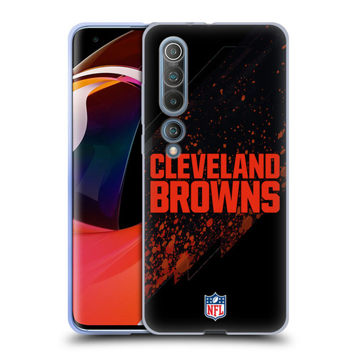 NFL Cleveland Browns Logo Blur Soft Gel Case for Xiaomi Mi 10 5G / Mi 10 Pro 5G
