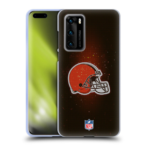 NFL Cleveland Browns Artwork LED Soft Gel Case for Huawei P40 5G