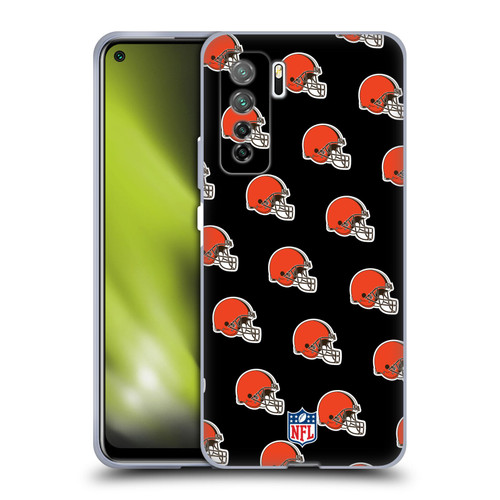 NFL Cleveland Browns Artwork Patterns Soft Gel Case for Huawei Nova 7 SE/P40 Lite 5G
