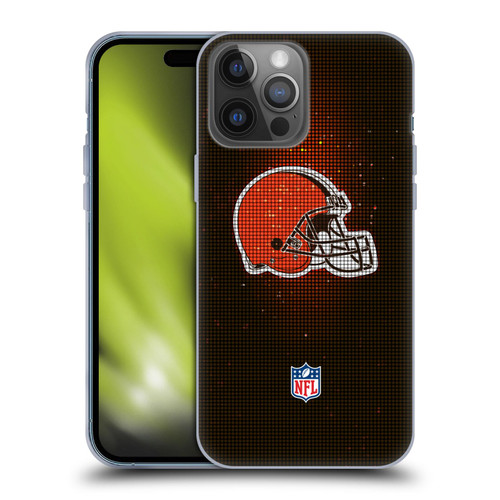 NFL Cleveland Browns Artwork LED Soft Gel Case for Apple iPhone 14 Pro Max