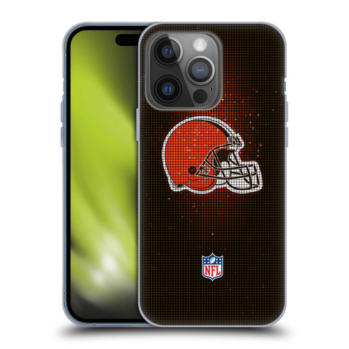 NFL Cleveland Browns Artwork LED Soft Gel Case for Apple iPhone 14 Pro