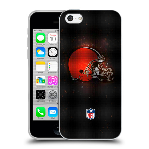 NFL Cleveland Browns Artwork LED Soft Gel Case for Apple iPhone 5c