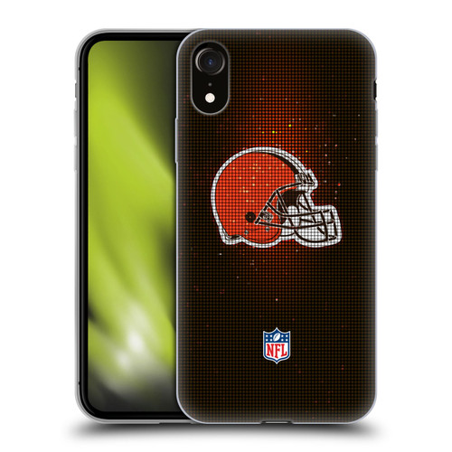 NFL Cleveland Browns Artwork LED Soft Gel Case for Apple iPhone XR