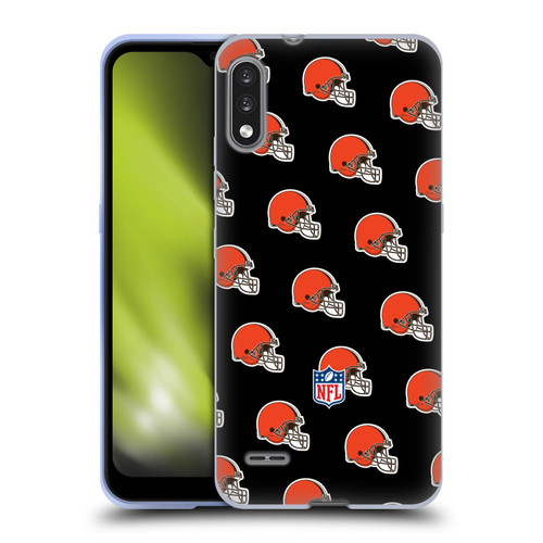NFL Cleveland Browns Artwork Patterns Soft Gel Case for LG K22