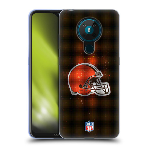 NFL Cleveland Browns Artwork LED Soft Gel Case for Nokia 5.3