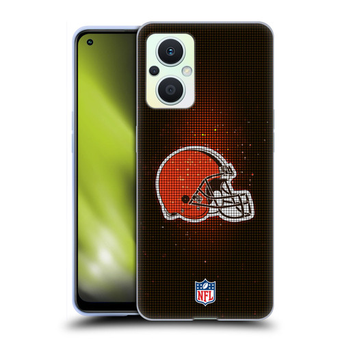 NFL Cleveland Browns Artwork LED Soft Gel Case for OPPO Reno8 Lite