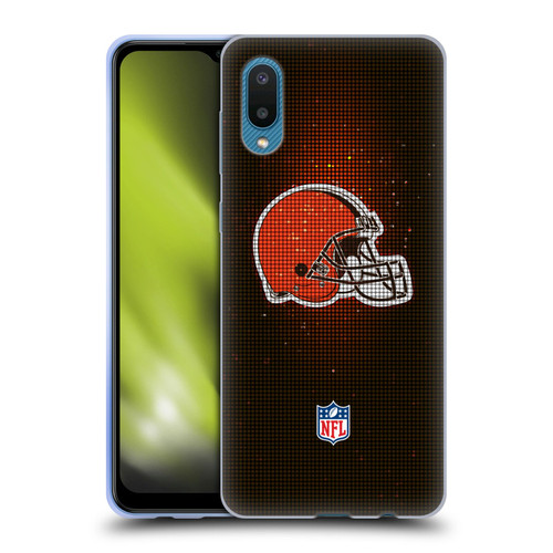 NFL Cleveland Browns Artwork LED Soft Gel Case for Samsung Galaxy A02/M02 (2021)