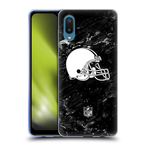 NFL Cleveland Browns Artwork Marble Soft Gel Case for Samsung Galaxy A02/M02 (2021)