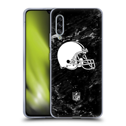 NFL Cleveland Browns Artwork Marble Soft Gel Case for Samsung Galaxy A90 5G (2019)