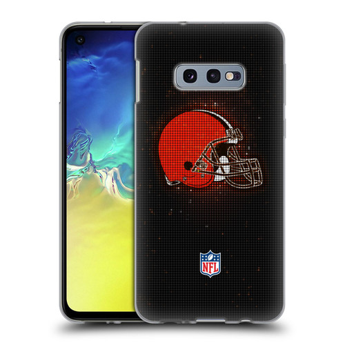 NFL Cleveland Browns Artwork LED Soft Gel Case for Samsung Galaxy S10e