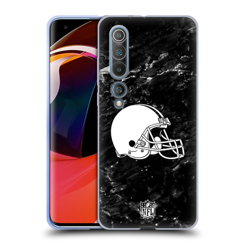 NFL Cleveland Browns Artwork Marble Soft Gel Case for Xiaomi Mi 10 5G / Mi 10 Pro 5G