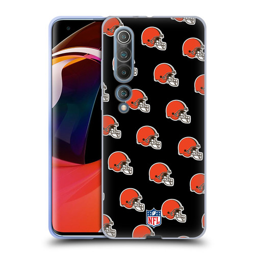 NFL Cleveland Browns Artwork Patterns Soft Gel Case for Xiaomi Mi 10 5G / Mi 10 Pro 5G
