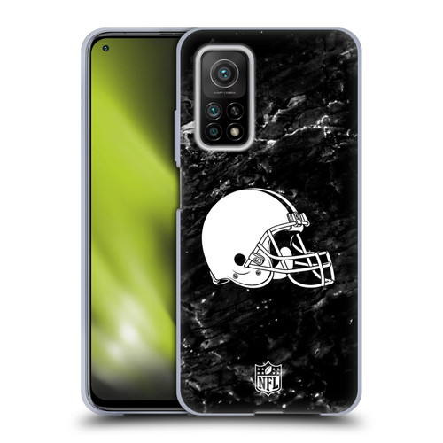 NFL Cleveland Browns Artwork Marble Soft Gel Case for Xiaomi Mi 10T 5G