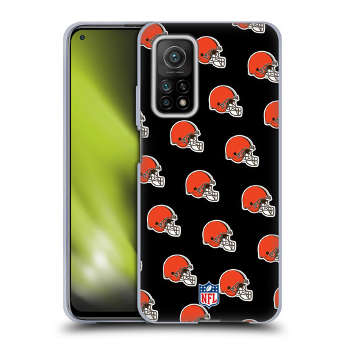 NFL Cleveland Browns Artwork Patterns Soft Gel Case for Xiaomi Mi 10T 5G