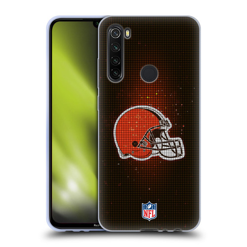 NFL Cleveland Browns Artwork LED Soft Gel Case for Xiaomi Redmi Note 8T