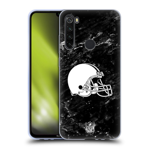 NFL Cleveland Browns Artwork Marble Soft Gel Case for Xiaomi Redmi Note 8T