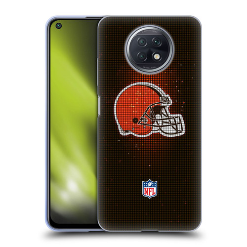 NFL Cleveland Browns Artwork LED Soft Gel Case for Xiaomi Redmi Note 9T 5G