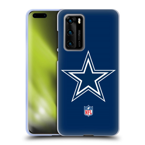 NFL Dallas Cowboys Logo Plain Soft Gel Case for Huawei P40 5G