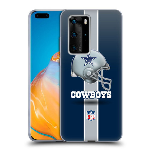 NFL Dallas Cowboys Logo Helmet Soft Gel Case for Huawei P40 Pro / P40 Pro Plus 5G