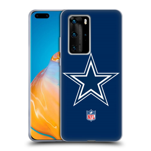 NFL Dallas Cowboys Logo Plain Soft Gel Case for Huawei P40 Pro / P40 Pro Plus 5G