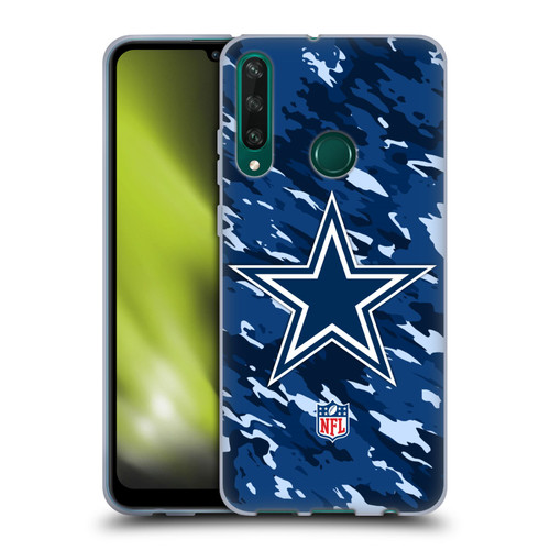 NFL Dallas Cowboys Logo Camou Soft Gel Case for Huawei Y6p