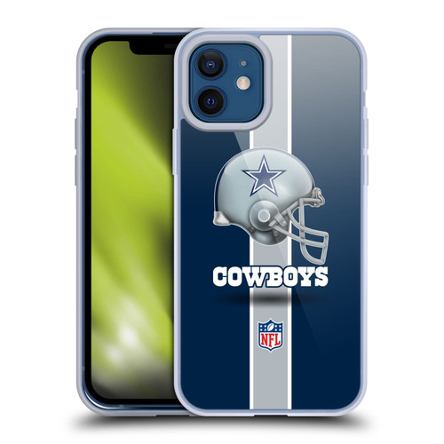 NFL Dallas Cowboys Logo Helmet Soft Gel Case for Apple iPhone 12 / iPhone 12 Pro