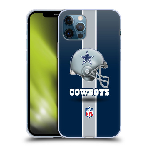 NFL Dallas Cowboys Logo Helmet Soft Gel Case for Apple iPhone 12 / iPhone 12 Pro