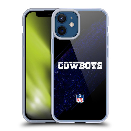 NFL Dallas Cowboys Logo Blur Soft Gel Case for Apple iPhone 12 Mini