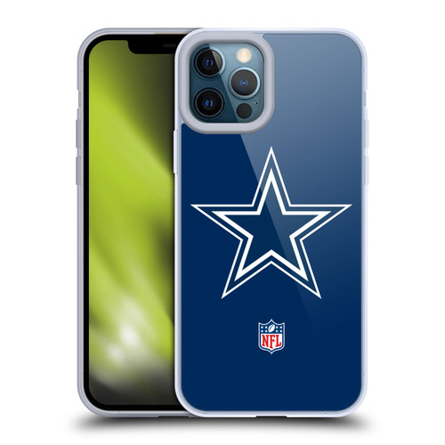 NFL Dallas Cowboys Logo Plain Soft Gel Case for Apple iPhone 12 Pro Max