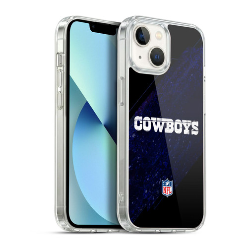 NFL Dallas Cowboys Logo Blur Soft Gel Case for Apple iPhone 13