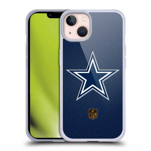NFL Dallas Cowboys Logo Football Soft Gel Case for Apple iPhone 13