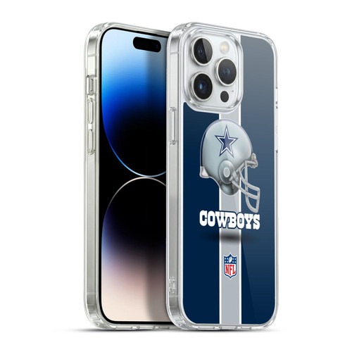 NFL Dallas Cowboys Logo Helmet Soft Gel Case for Apple iPhone 13 Pro Max