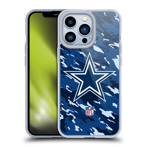 NFL Dallas Cowboys Logo Camou Soft Gel Case for Apple iPhone 13 Pro NFL Dallas Cowboys Logo Camou Soft Gel Case for Apple iPhone 13 Pro